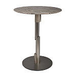 Стол барный круглый высокий с полосатым узором Zebroids варинант исполнения - 1 | Loft Concept в Омске