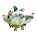 Чаша в виде листка лотоса с птицами Eden Garden варинант исполнения - 4 | Loft Concept в Омске