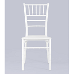 Стул Chiavari пластик белый варинант исполнения - 4 | Loft Concept в Омске