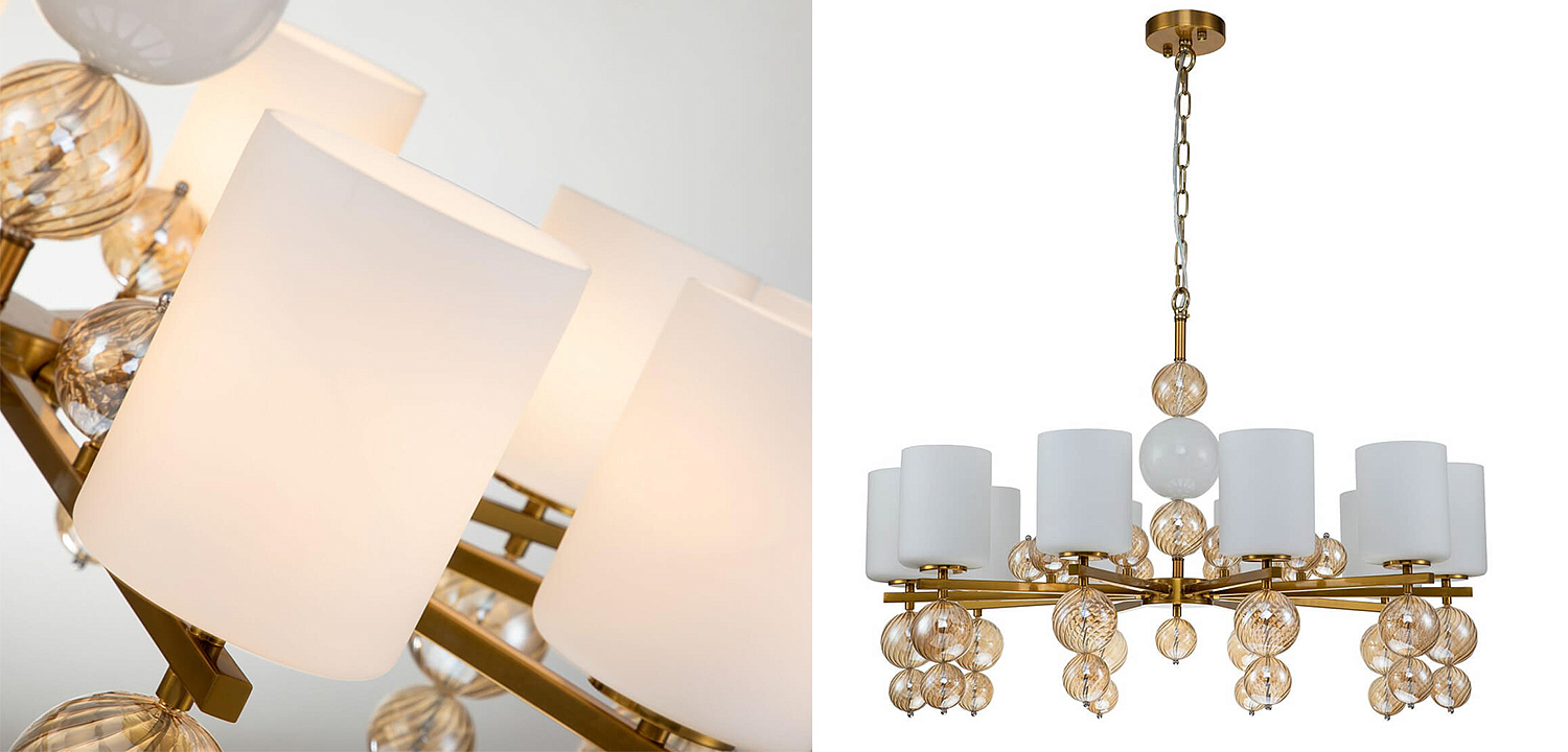 Люстра Blown Glass Balloons Chandelier 10 Люстра Blown Glass Balloons Chandelier 10 - Loft-Concept в Омске