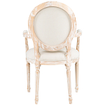 Стул с подлокотниками из массива бука бежевый Solid Luxury варинант исполнения - 2 | Loft Concept в Омске