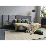 Кровать с большим мягким изголовьем Unity Dark Grey Bed варинант исполнения - 6 | Loft Concept в Омске