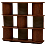 Стеллаж Zacharie Brown Wood Rack варинант исполнения - 1 | Loft Concept в Омске