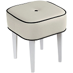 Квадратный мягкий пуф на белых ножках Winton Pouf Square варинант исполнения - 21 | Loft Concept в Омске