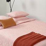 Постельное белье розового цвета с рисунком 150х200 см Blossom Essence варинант исполнения - 5 | Loft Concept в Омске