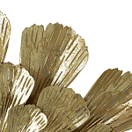 Зеркало круглое настенное в металлической раме Sunny Golden Petals варинант исполнения - 5 | Loft Concept в Омске