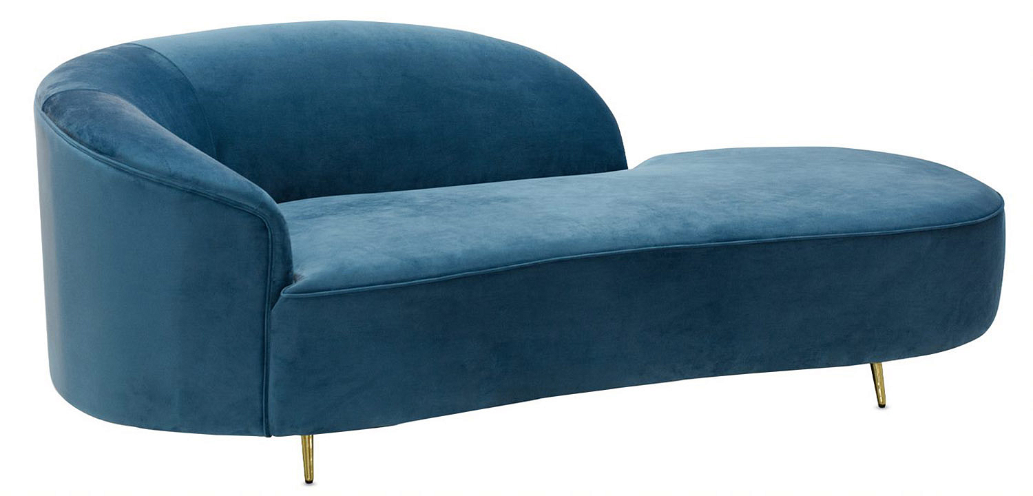 Диван Salvaire Lounge Sofa blue Диван Salvaire Lounge Sofa blue - Loft-Concept в Омске