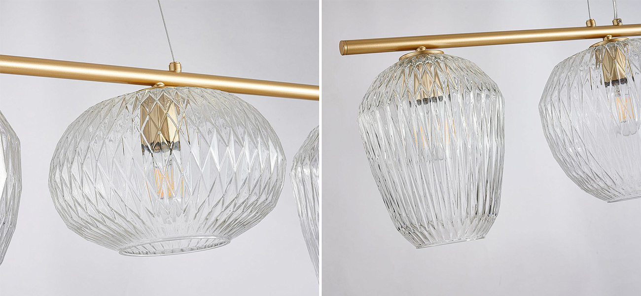 Люстра Foscarini c Прозрачными Плафонами Люстра Foscarini c Прозрачными Плафонами - Loft-Concept в Омске