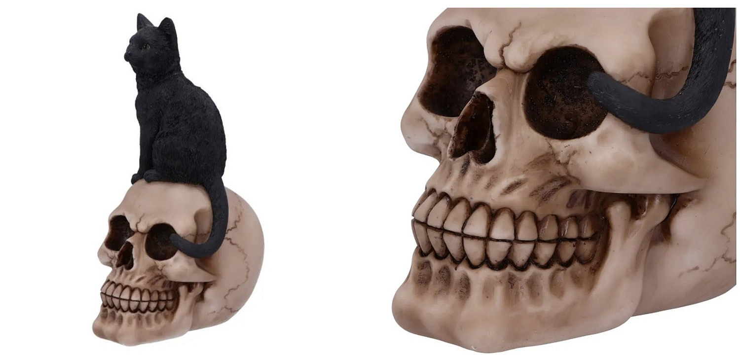 Статуэтка Skull Black Cat Статуэтка Skull Black Cat - Loft-Concept в Омске
