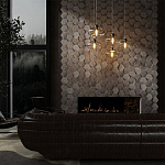 Гипсовая 3D панель с принтографией PM-47 варинант исполнения - 1 | Loft Concept в Омске