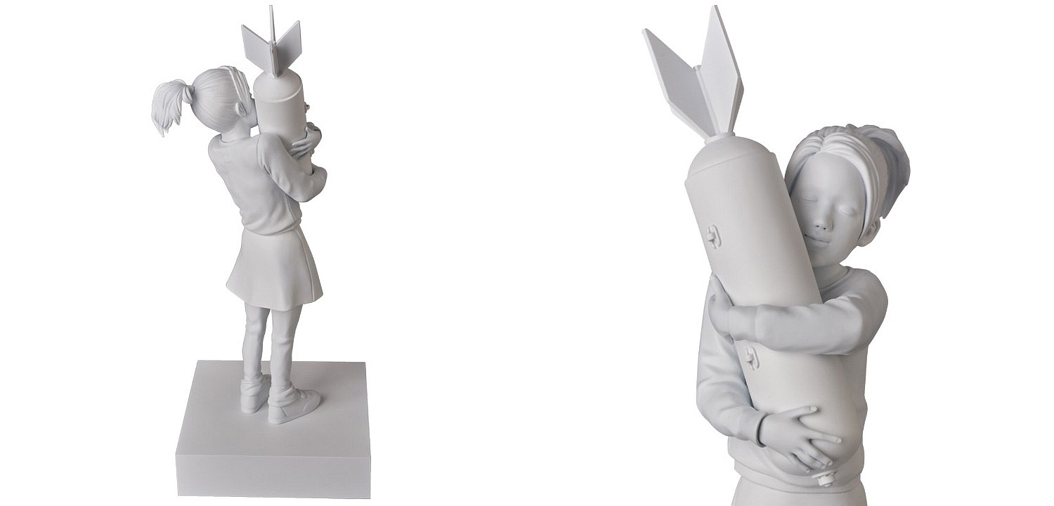 Статуэтка Banksy Bomb Hugger Sculpture White Статуэтка Banksy Bomb Hugger Sculpture White - Loft-Concept в Омске