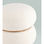 Пуф Полли S тедди белый варинант исполнения - 3 | Loft Concept в Омске