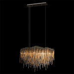 Люстра подвесная с металлическими цепочками и изогнутыми металлическими дугами 72 см Atlantis Chain варинант исполнения - 3 | Loft Concept в Омске