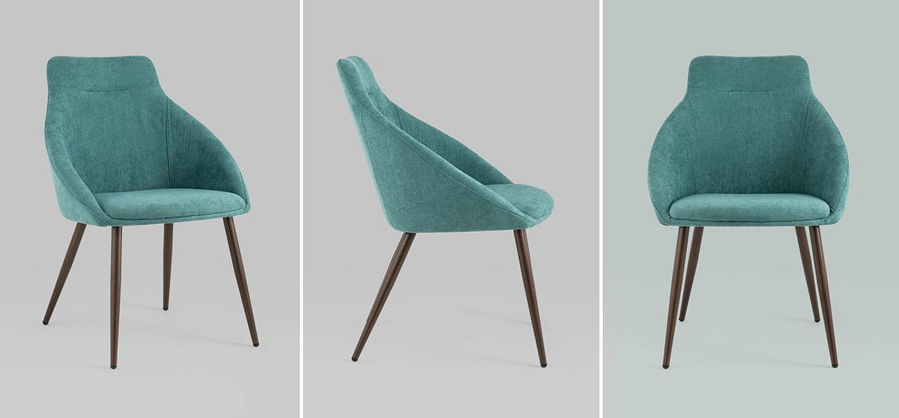 Стул Queenie Chair Голубой Цвет - Loft-Concept в Омске