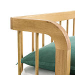 Кровать из массива дуба с пружинным блоком Mateta варинант исполнения - 6 | Loft Concept в Омске