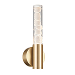 Бра c цилиндрическим прозрачным плафоном с имитацией из кубиков льда Freezing варинант исполнения - 2 | Loft Concept в Омске