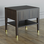 Прикроватная тумбочка с ящиком Elsa Dreams Walnut варинант исполнения - 4 | Loft Concept в Омске