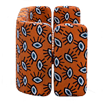 Акцентный Двухместный Диван Leela Оранжевый Орнамент варинант исполнения - 4 | Loft Concept в Омске