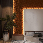 Гипсовая 3D Панель M-43 варинант исполнения - 1 | Loft Concept в Омске