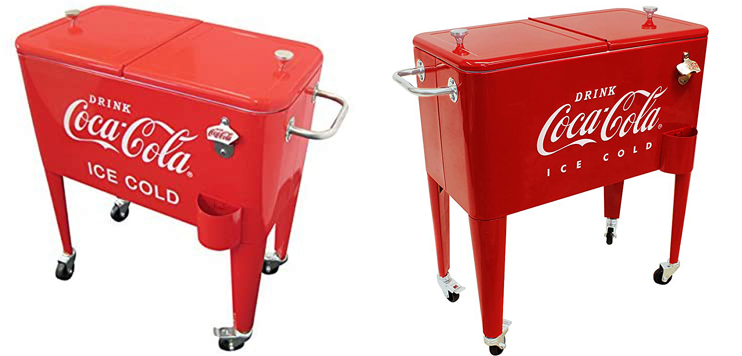 Куллер Retro Metal Coca-Cola Cooler Red Куллер Retro Metal Coca-Cola Cooler Red - Loft-Concept в Омске