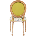 Стул из массива бука бежевый с изображением птиц и цветов Beige Green Chinoiserie Birds Garden Chair варинант исполнения - 2 | Loft Concept в Омске