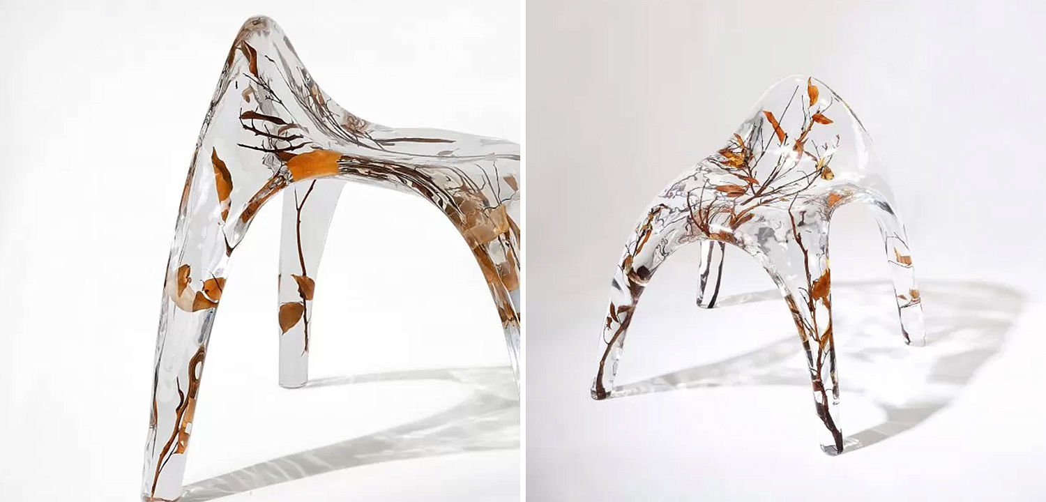 Табурет из Прозрачного акрила Lahti Waterfall - Loft-Concept в Омске