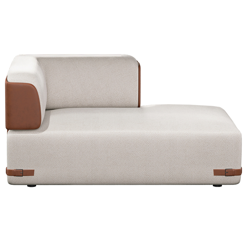 Кушетка Richmond  Молочный Коричневый в Омске | Loft Concept 