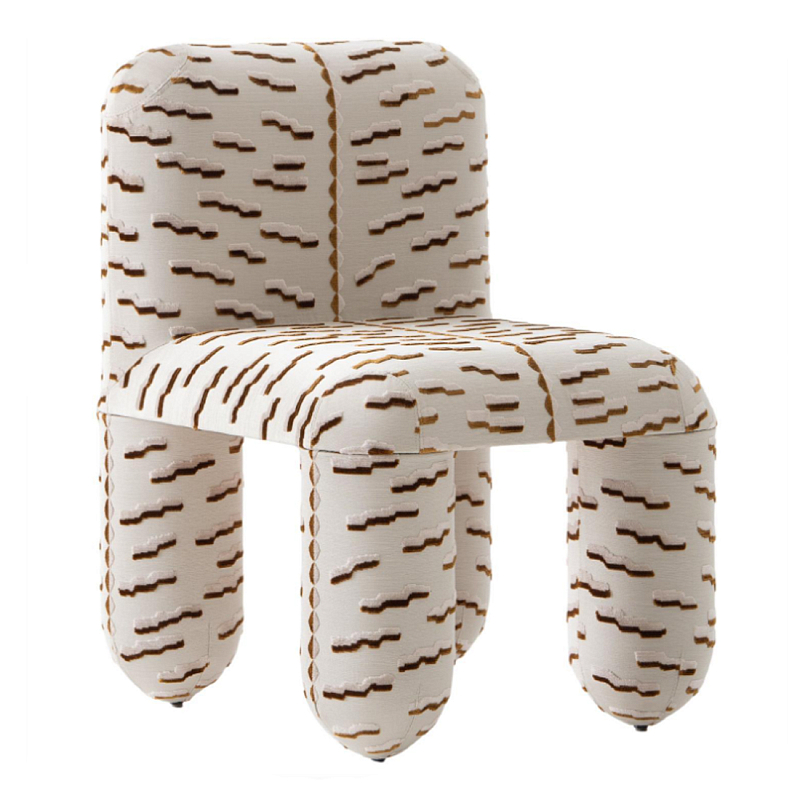 Стул GIOTTO Dining Armchair Светло-бежевый в Омске | Loft Concept 