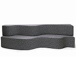 Дизайнерский модульный диван волнистой формы с цветным принтом Poltronova Superonda Sofa варинант исполнения - 14 | Loft Concept в Омске