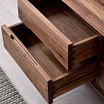 Тумба под телевизориз массива дерева TV Stand made of Walnut Wood варинант исполнения - 7 | Loft Concept в Омске