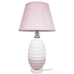 Настольная лампа керамическая Pink lampshade варинант исполнения - 2 | Loft Concept в Омске