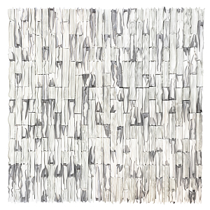 Объемное фактурное панно Metropolis in shades of White