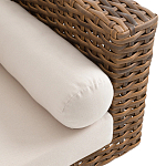 Трехместный садовый диван из плетеного пластика Matteo варинант исполнения - 3 | Loft Concept в Омске