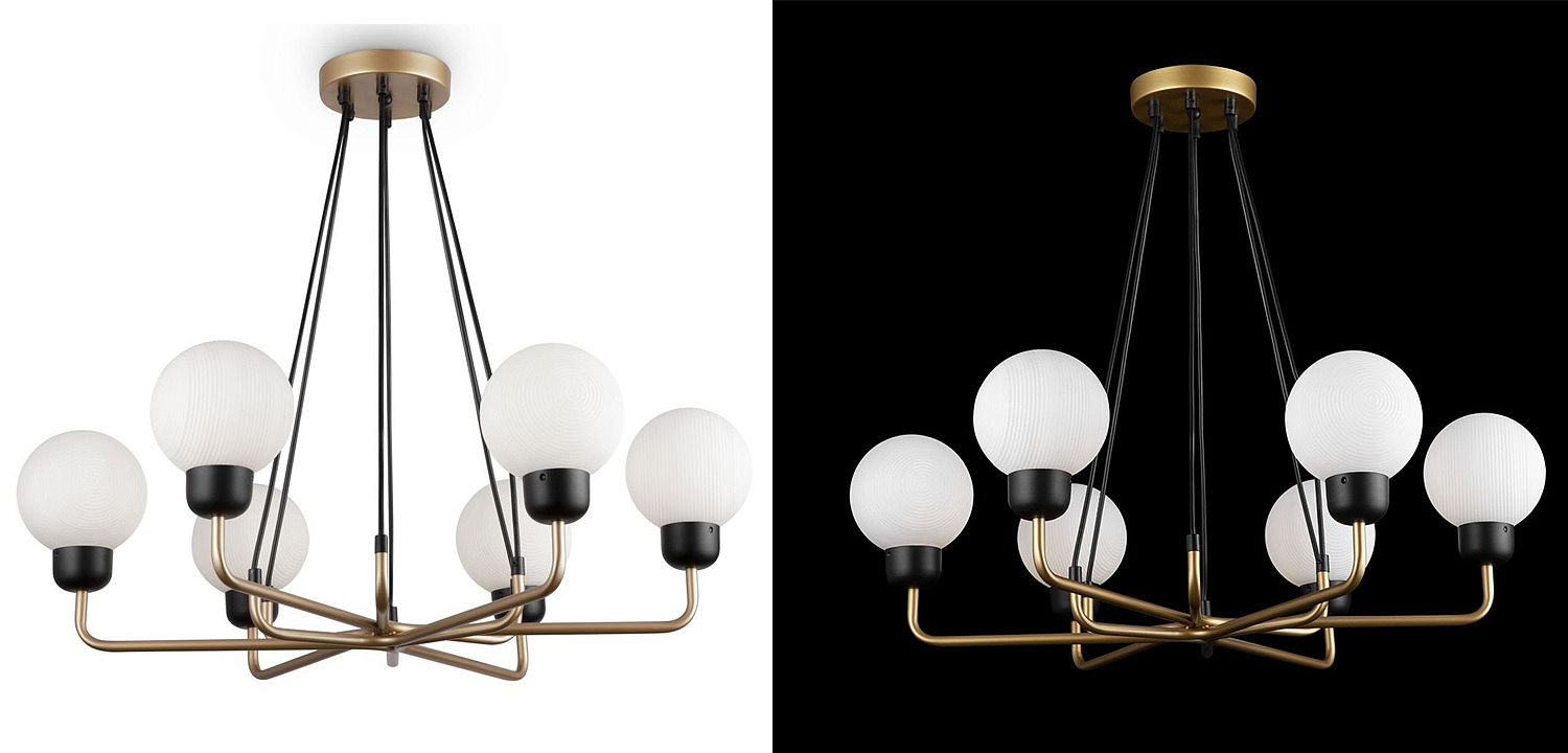 Люстра Andresa Chandelier 6 Balls Люстра Andresa Chandelier 6 Balls - Loft-Concept в Омске