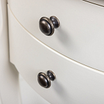 Белая тумба на фигурных ножках Shelby варинант исполнения - 4 | Loft Concept в Омске