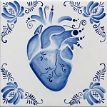 Плитка с узором Мое сердце варинант исполнения - 2 | Loft Concept в Омске