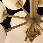 Люстра круглая со стеклянными сферами Maleficent варинант исполнения - 3 | Loft Concept в Омске