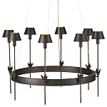 Люстра круглая со светодиодными лампами Innovation варинант исполнения - 3 | Loft Concept в Омске