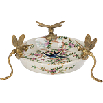 Блюдо фарфоровое Полет стрекоз Jita варинант исполнения - 1 | Loft Concept в Омске