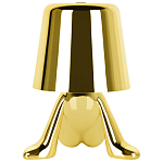 Настольная лампа фигурная цвета золото с гладким абажуром Высота 17 см Sophia варинант исполнения - 6 | Loft Concept в Омске