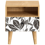 Прикроватная тумба с изображением на ящике Elise Nightstand варинант исполнения - 19 | Loft Concept в Омске