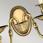 Бра с 2-мя бежевыми абажурами в классическом стиле Hinkley варинант исполнения - 5 | Loft Concept в Омске