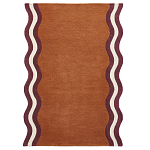 Ковер с оригинальной волнистой отделкой Woven from Wool варинант исполнения - 1 | Loft Concept в Омске