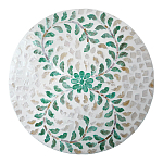 Столик с инкрустацией с перламутровым узором Eight варинант исполнения - 2 | Loft Concept в Омске