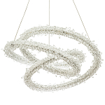 Фигурная люстра украшенная кристаллами из хрусталя Gilbertine Crystals Twisted Chandelier варинант исполнения - 1 | Loft Concept в Омске