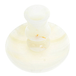 Подсвечник в виде чаши из натурального камня оникс Stone Candlestick варинант исполнения - 2 | Loft Concept в Омске