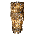 Бра с каскадом из прозрачного хрусталя и корпусом золотого цвета Constant Sparks варинант исполнения - 7 | Loft Concept в Омске