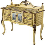 Комод деревянный Illustration of flowers варинант исполнения - 4 | Loft Concept в Омске