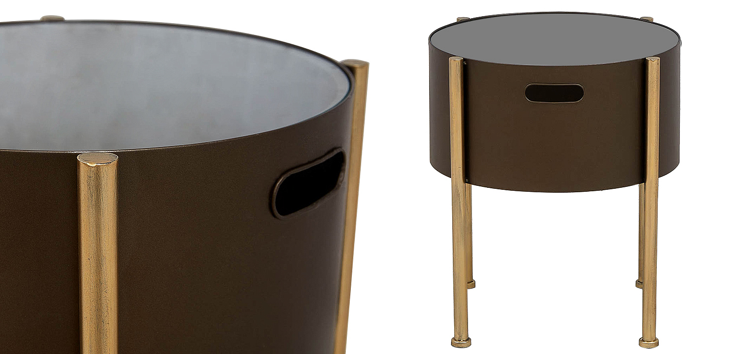 Приставной стол Barnaby Round Side Table Приставной стол Barnaby Round Side Table - Loft-Concept в Омске
