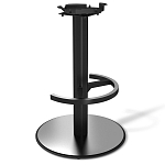 Барный стул вращающийся со спинкой Синий Велюр Vendramin Chair варинант исполнения - 5 | Loft Concept в Омске